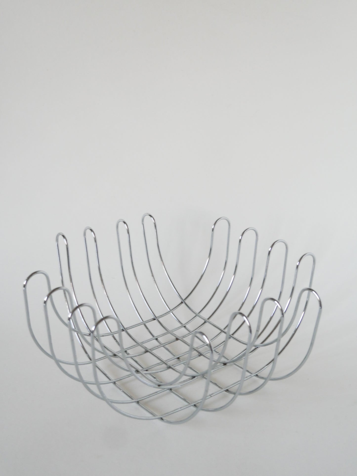 Corbeille à fruits en inox, Design, 1970