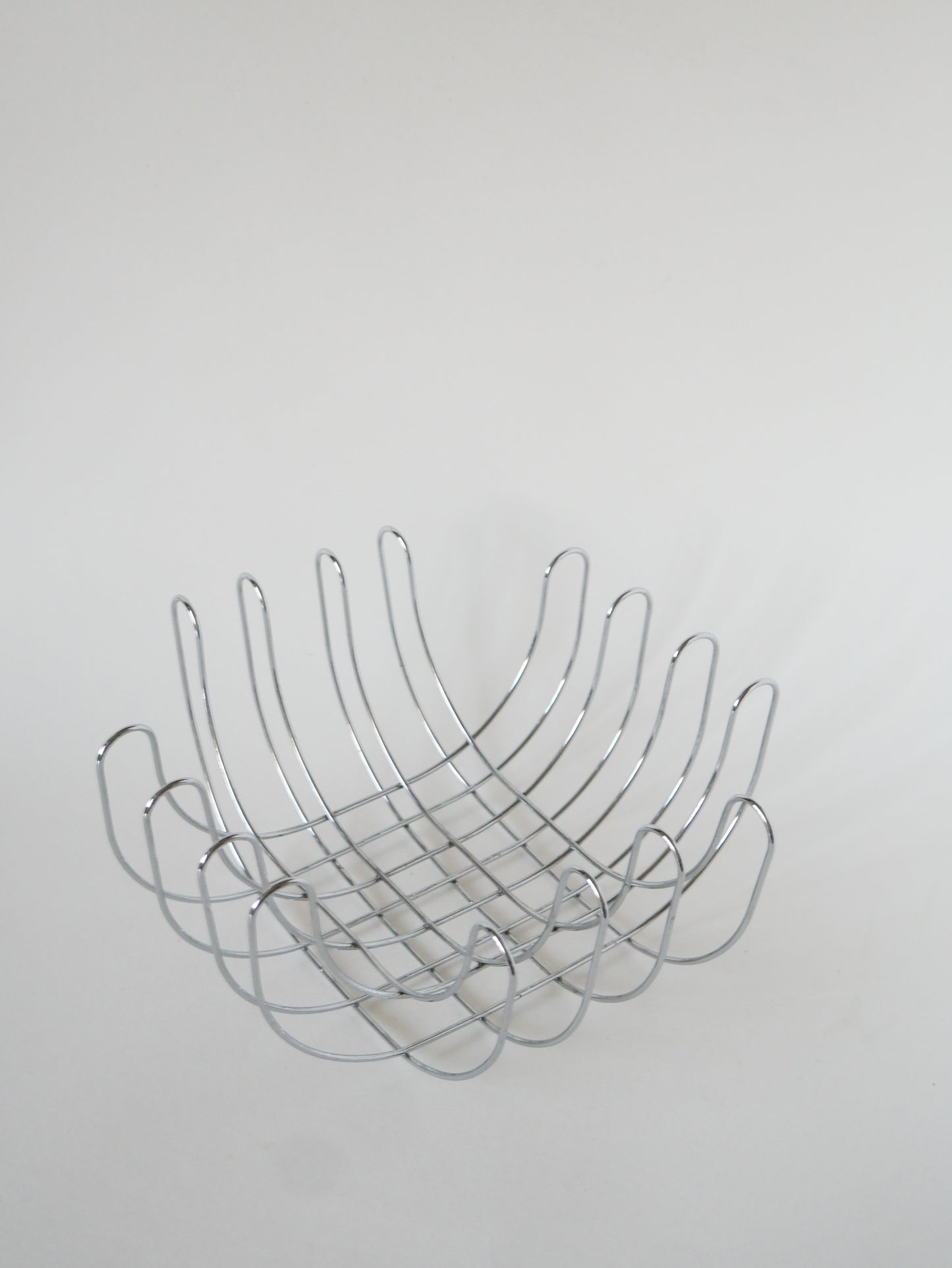 Corbeille à fruits en inox, Design, 1970