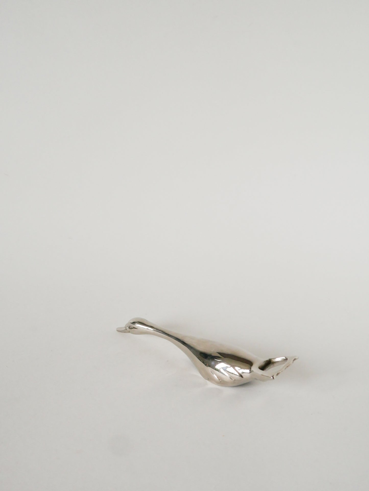 Décapsuleur en chrome, forme Oie, 1970