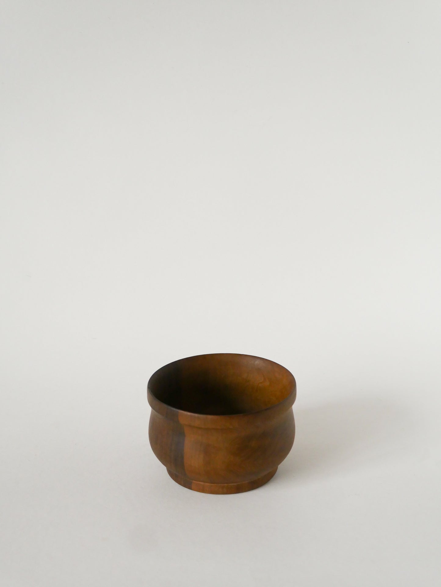 Mortier et pilon en bois d'olivier, Vintage