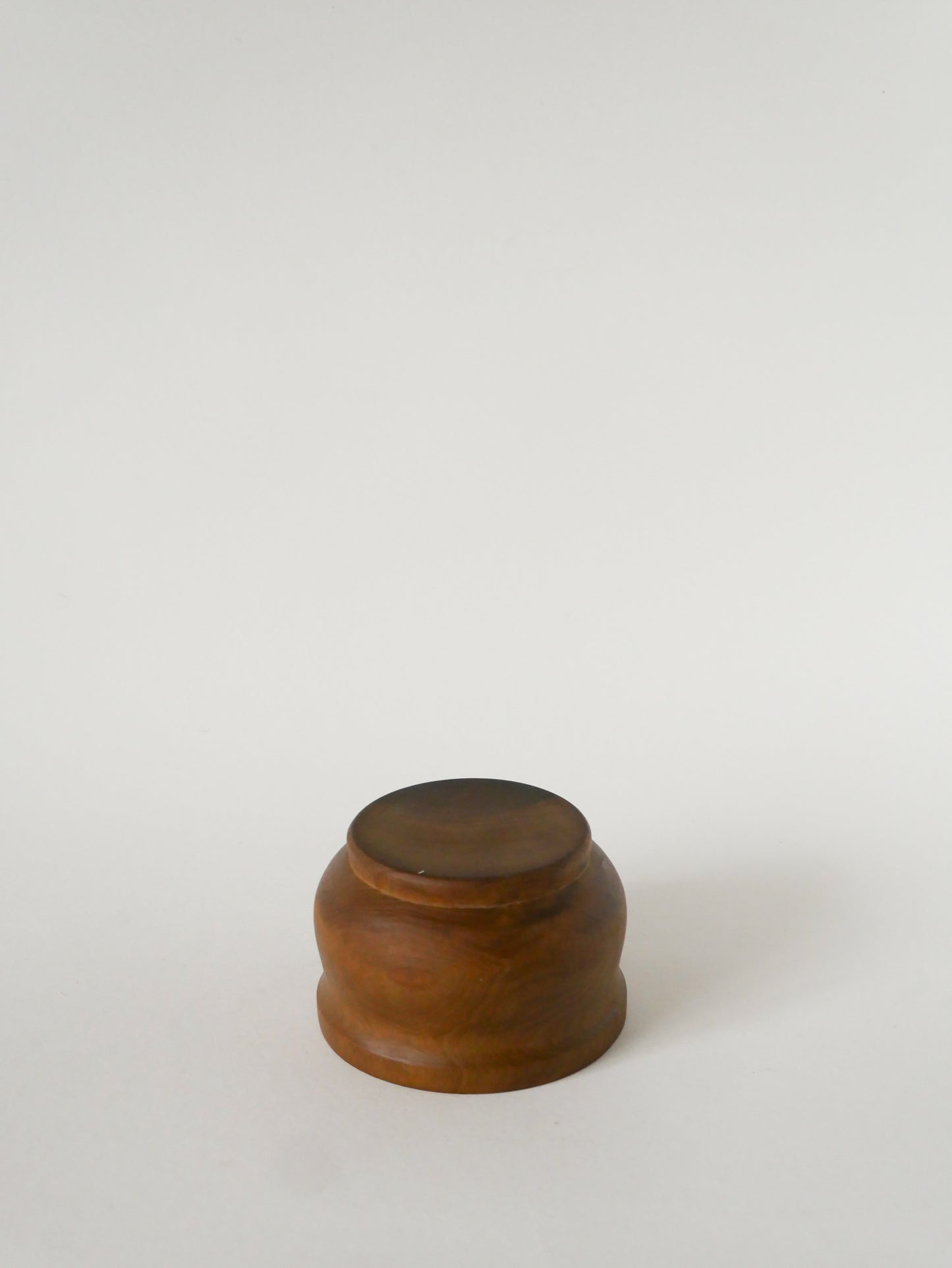 Mortier et pilon en bois d'olivier, Vintage