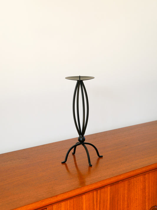 Chandelier en fer Noir, Brutaliste, 1970 - 30 cm
