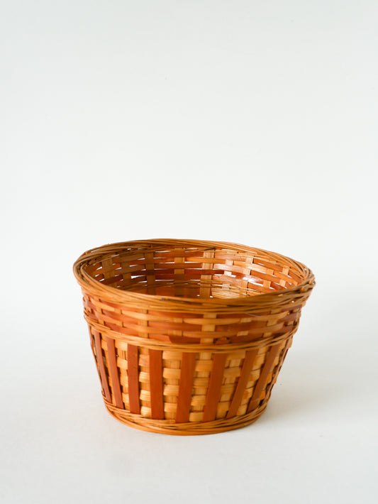 Cache-pot en rotin, 1970