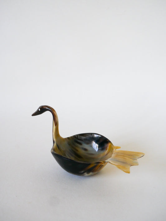 Vide-poche en corne en forme de cygne, 1970