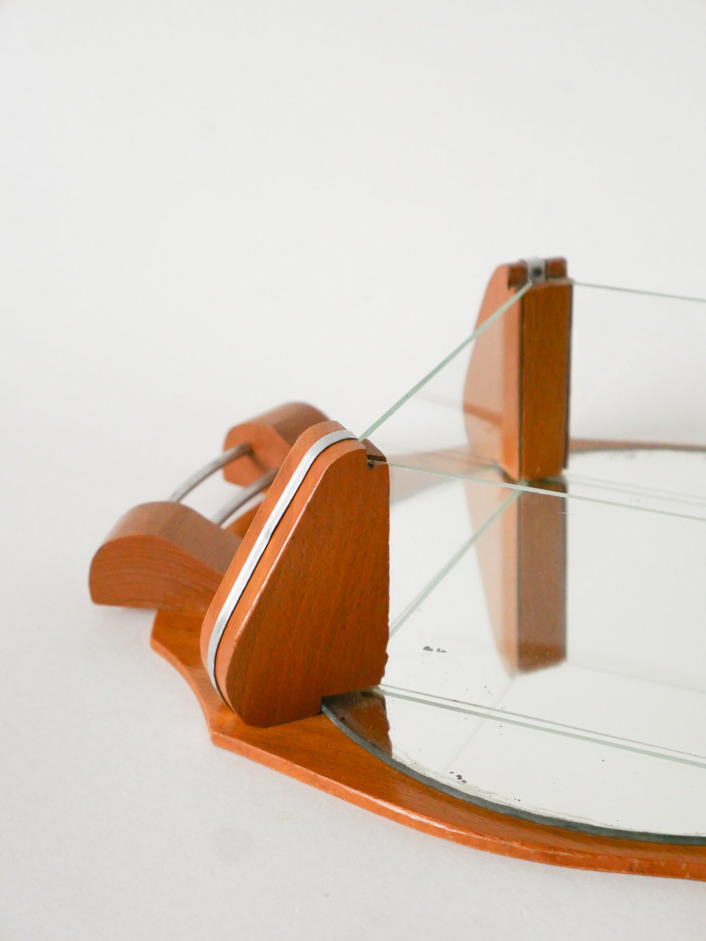 Grande boîte en bois et verre, Art Déco, 1930