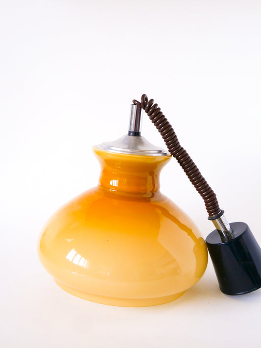 Suspension en opaline, Jaune, 1970