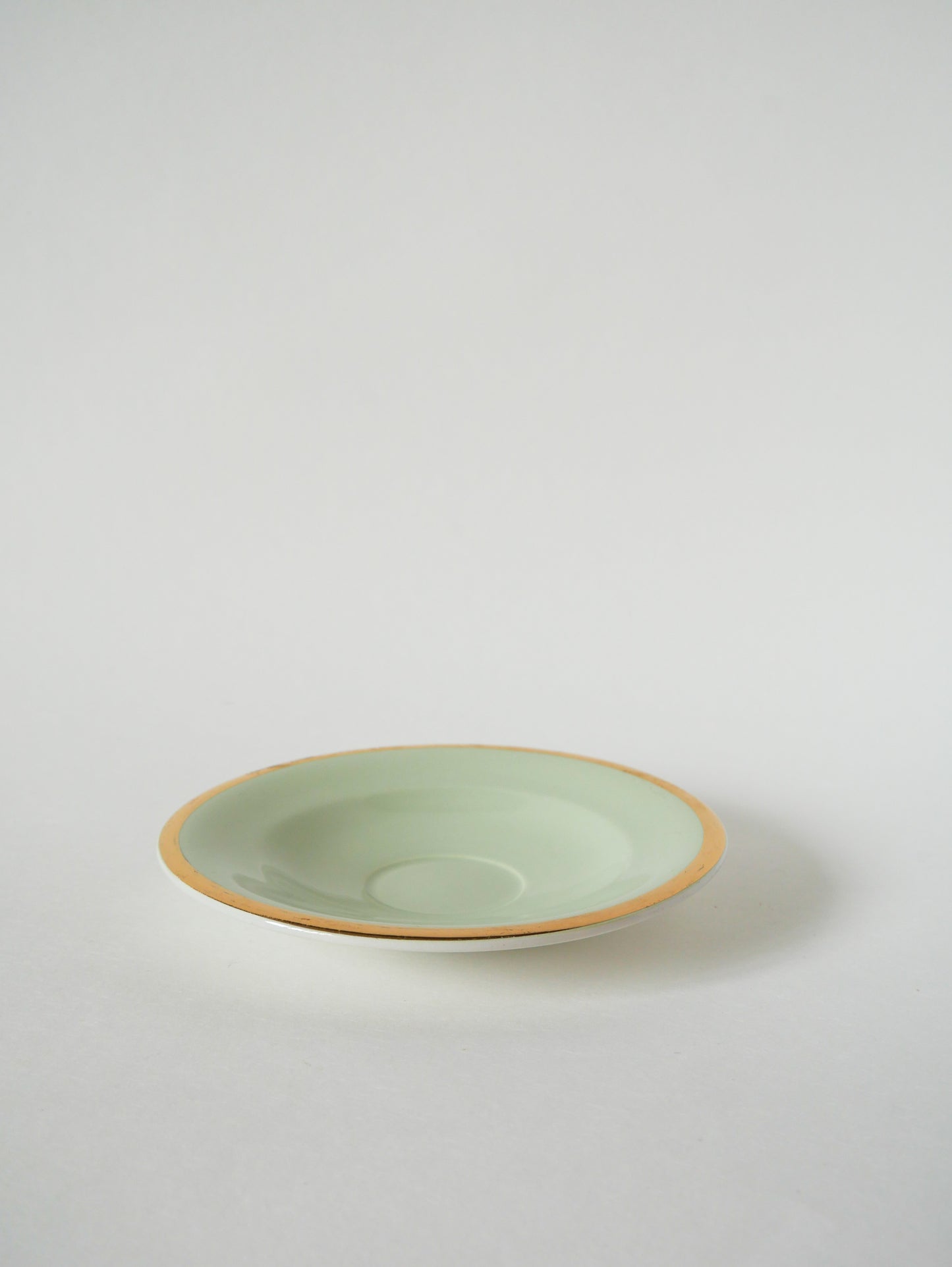 Déjeuner pastel Vert Menthe et doré, 1950