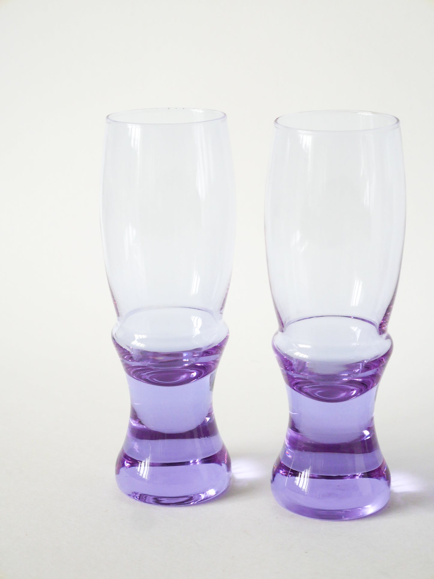 Ensemble de 4 verres à cocktails, Lilas, Made in Italy, Design, 1960