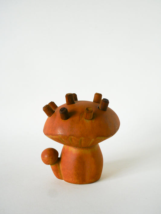 Champignon porte-pics en grès, 1970