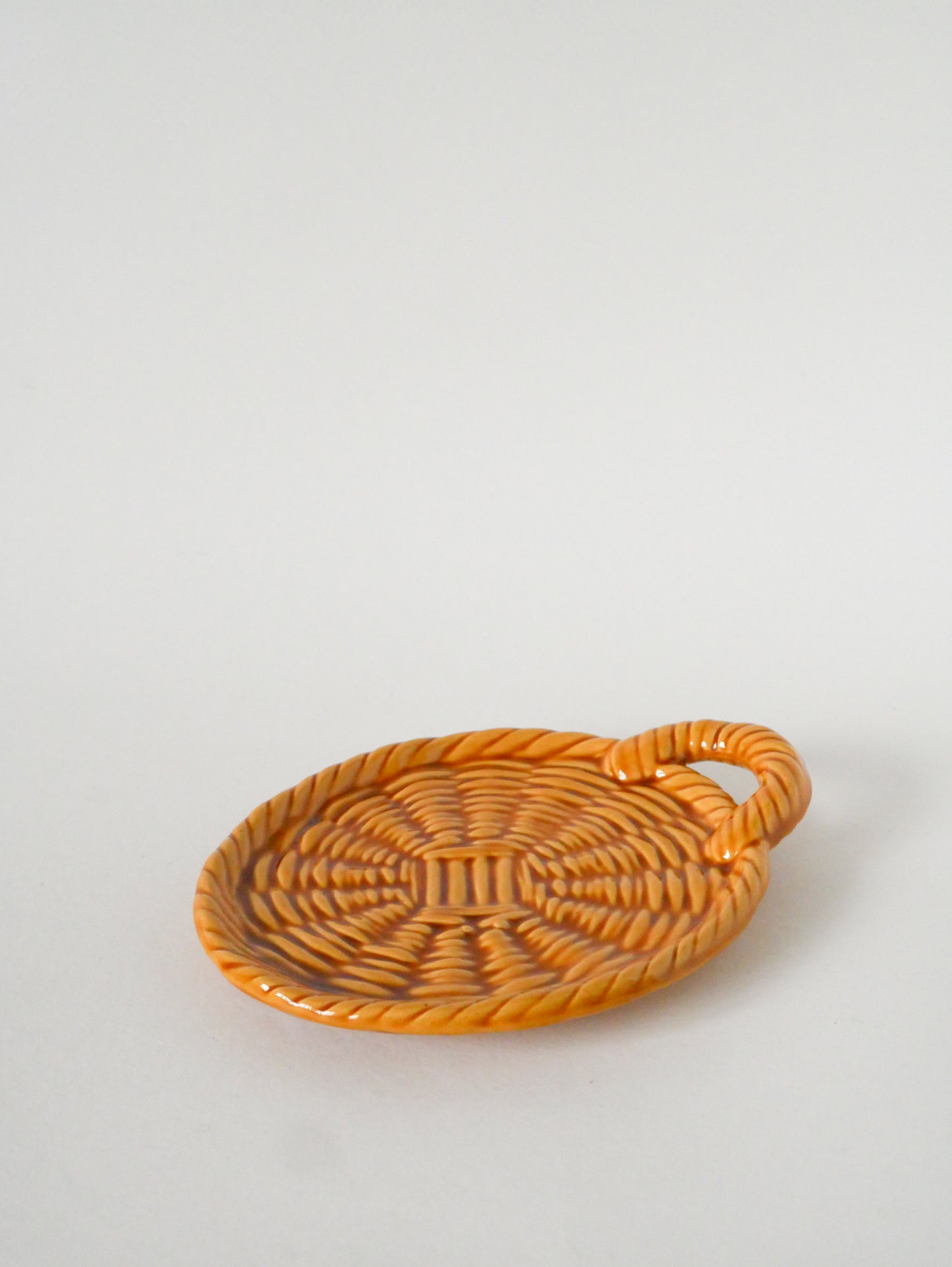 Dessous de plat en céramique effet Bambou, Jaune, 1970