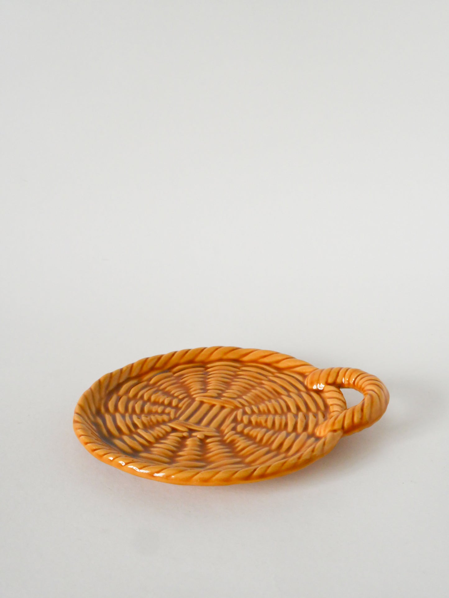 Dessous de plat en céramique effet Bambou, Jaune, 1970