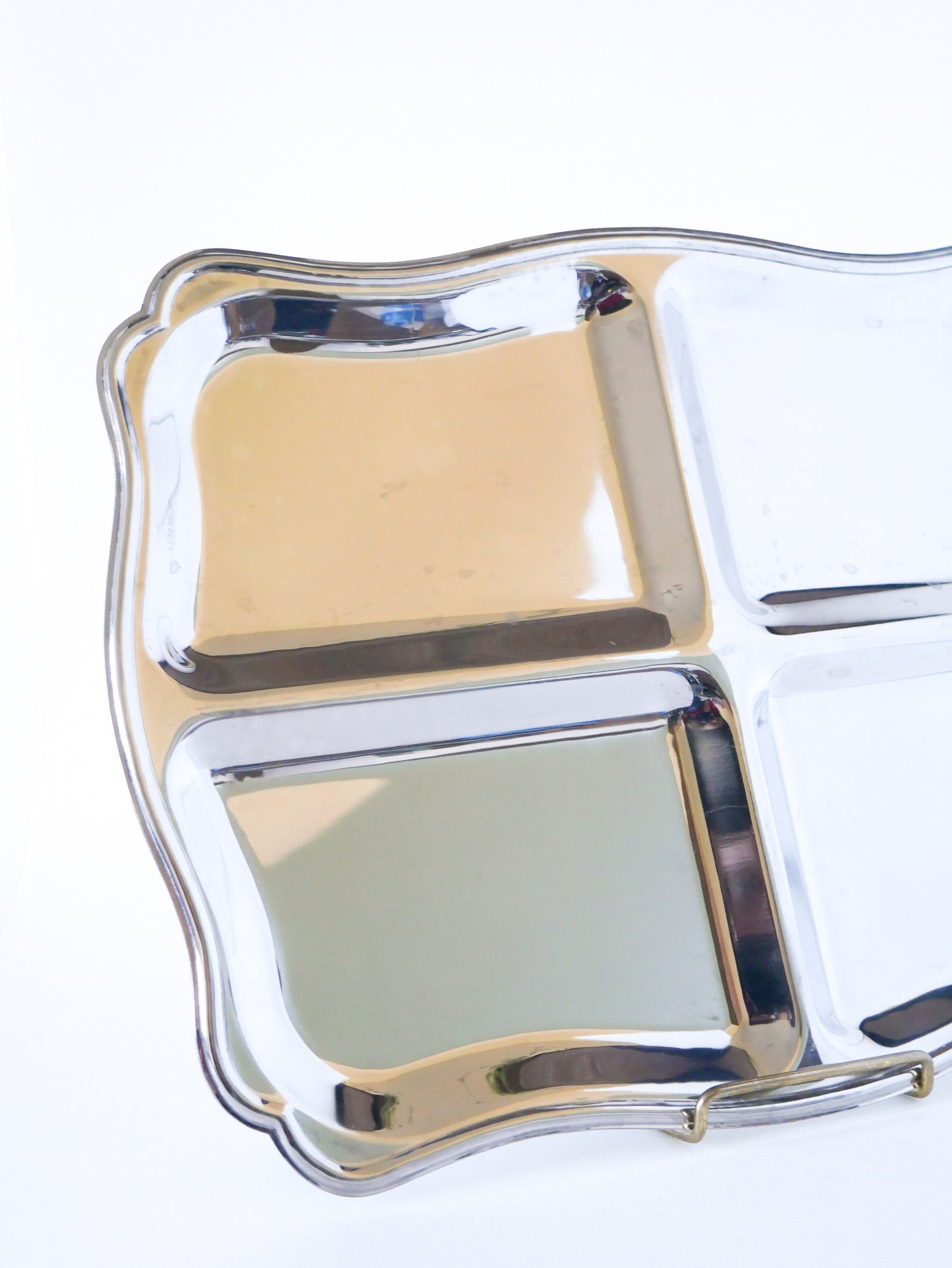 Plateau rectangulaire à compartiments, 1970 - 42 X 29 cm