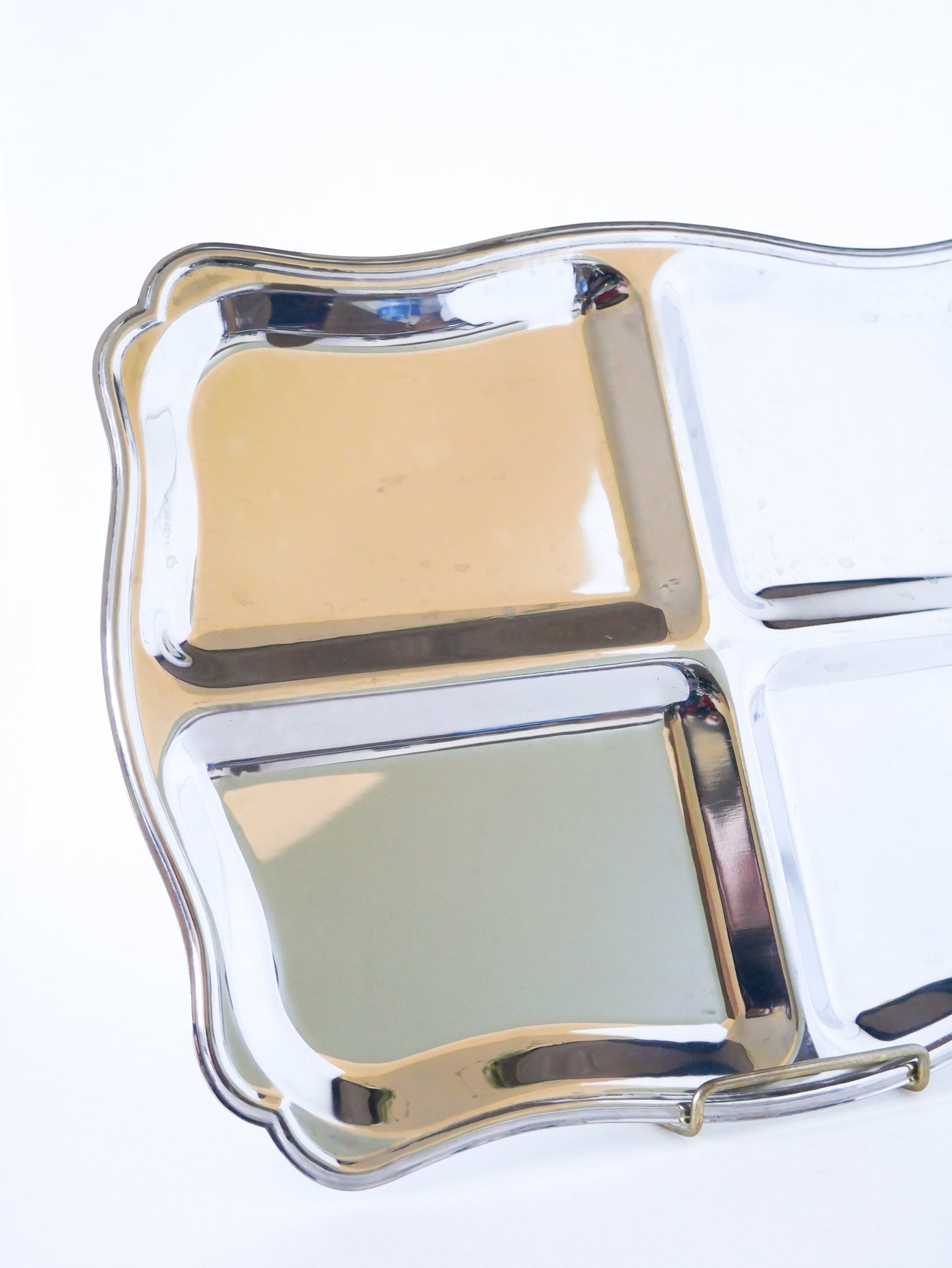 Plateau rectangulaire à compartiments, 1970 - 42 X 29 cm