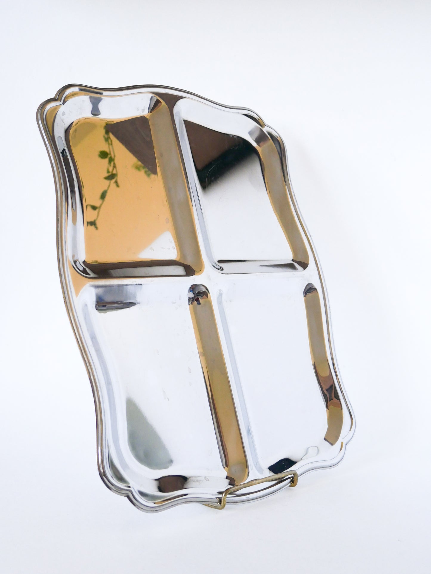 Plateau rectangulaire à compartiments, 1970 - 42 X 29 cm