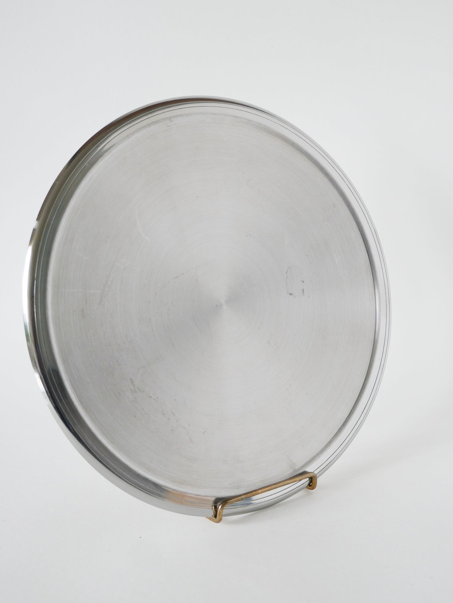 Plat à tarte en inox, Design, 1980 - 31 cm