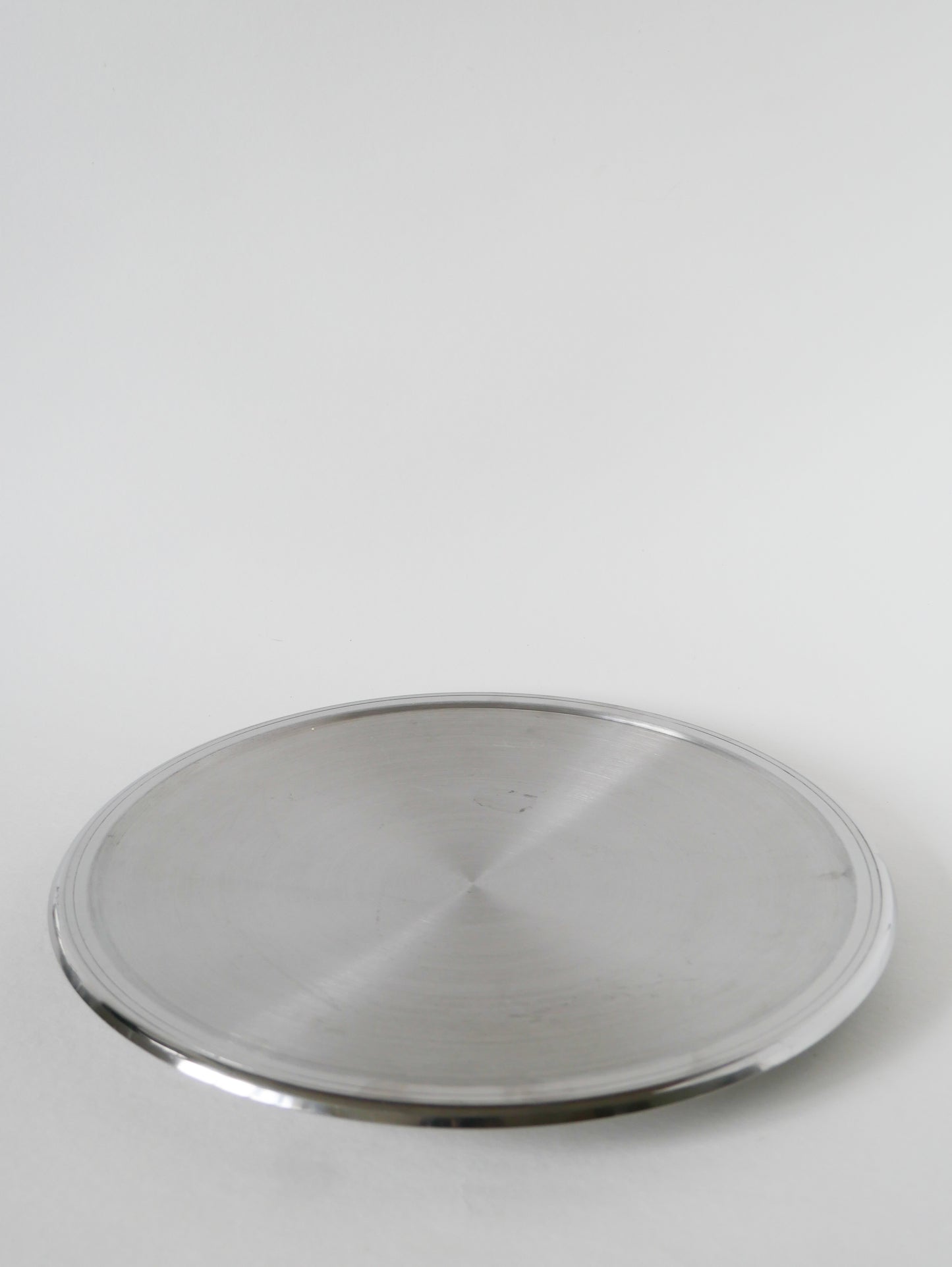 Plat à tarte en inox, Design, 1980 - 31 cm