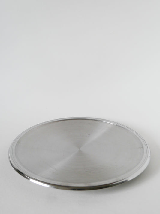 Plat à tarte en inox, Design, 1980 - 31 cm