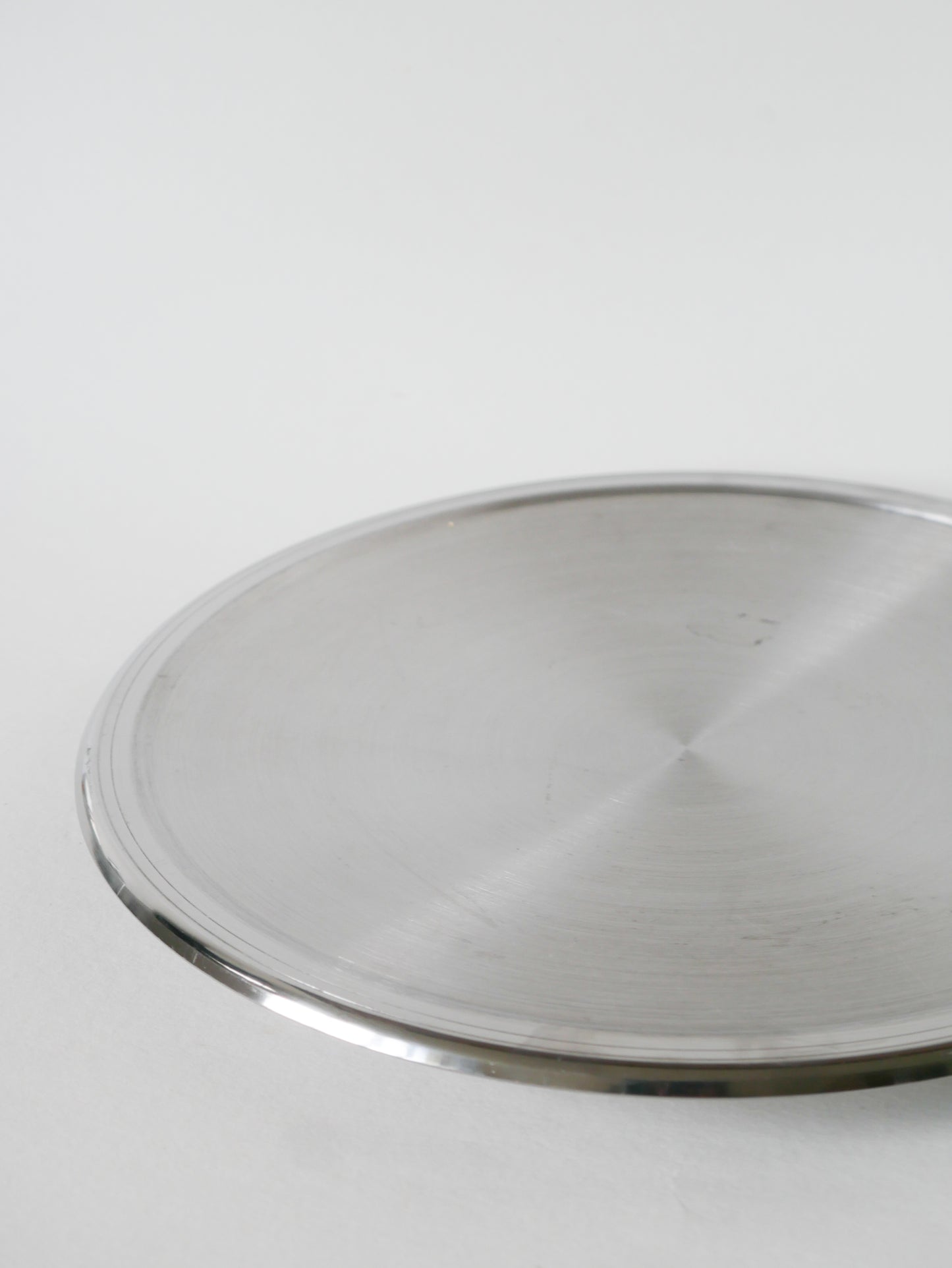 Plat à tarte en inox, Design, 1980 - 31 cm