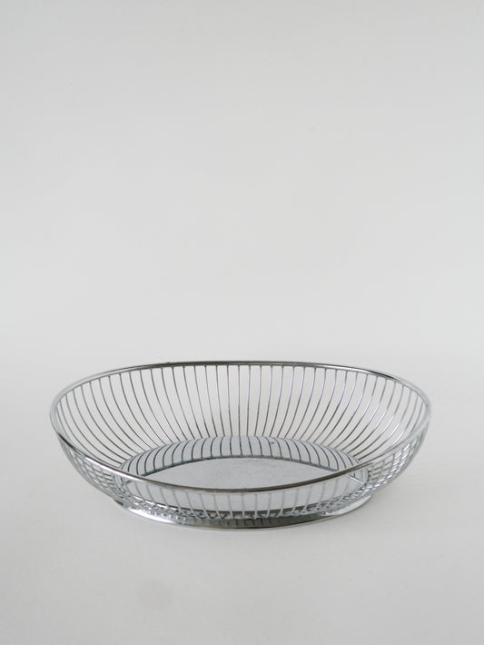 Corbeille en inox, Made in Italy, 1970
