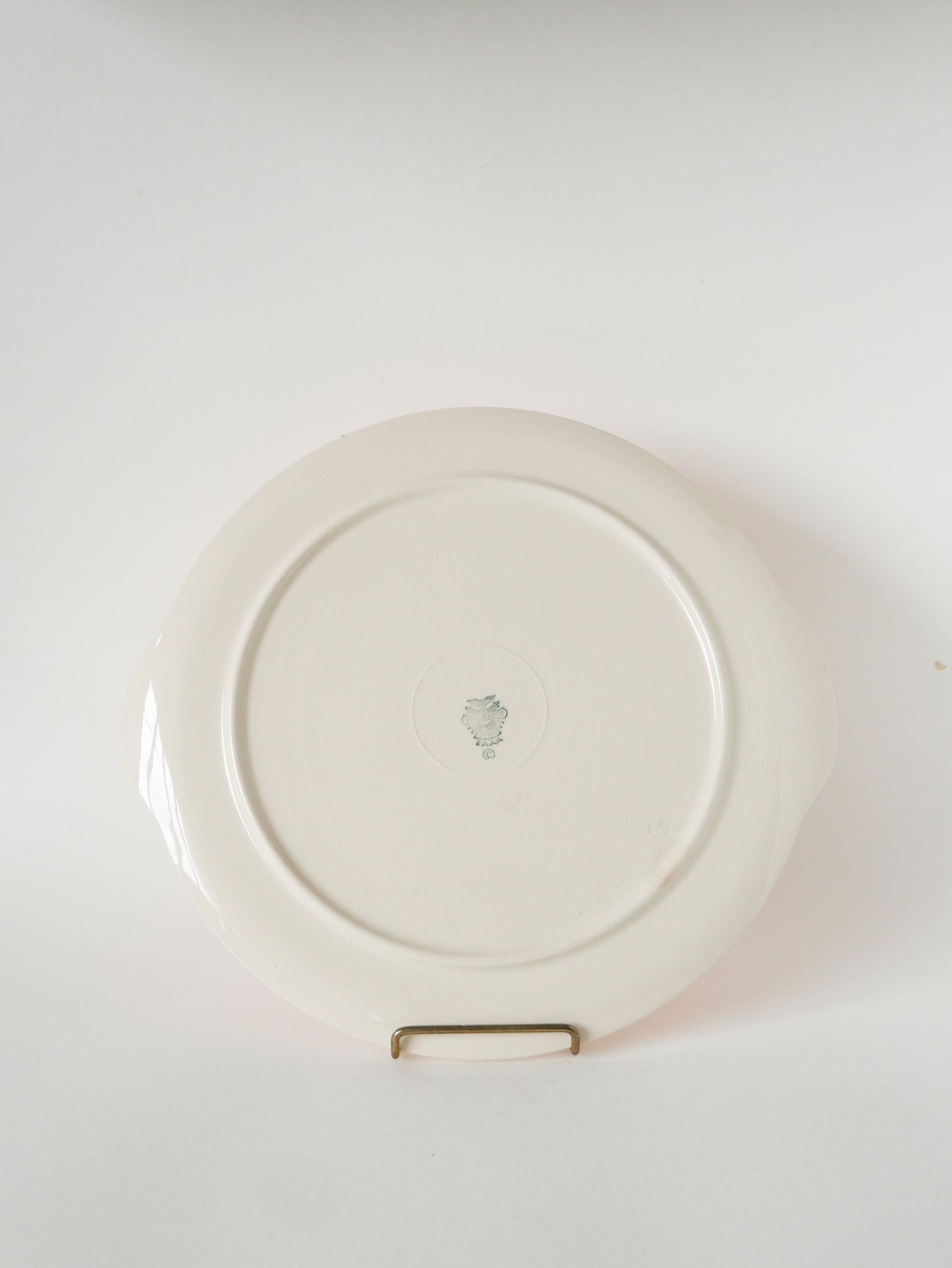 Plat à tarte rond, Rose Poudré, Villleroy et Boch, 1960