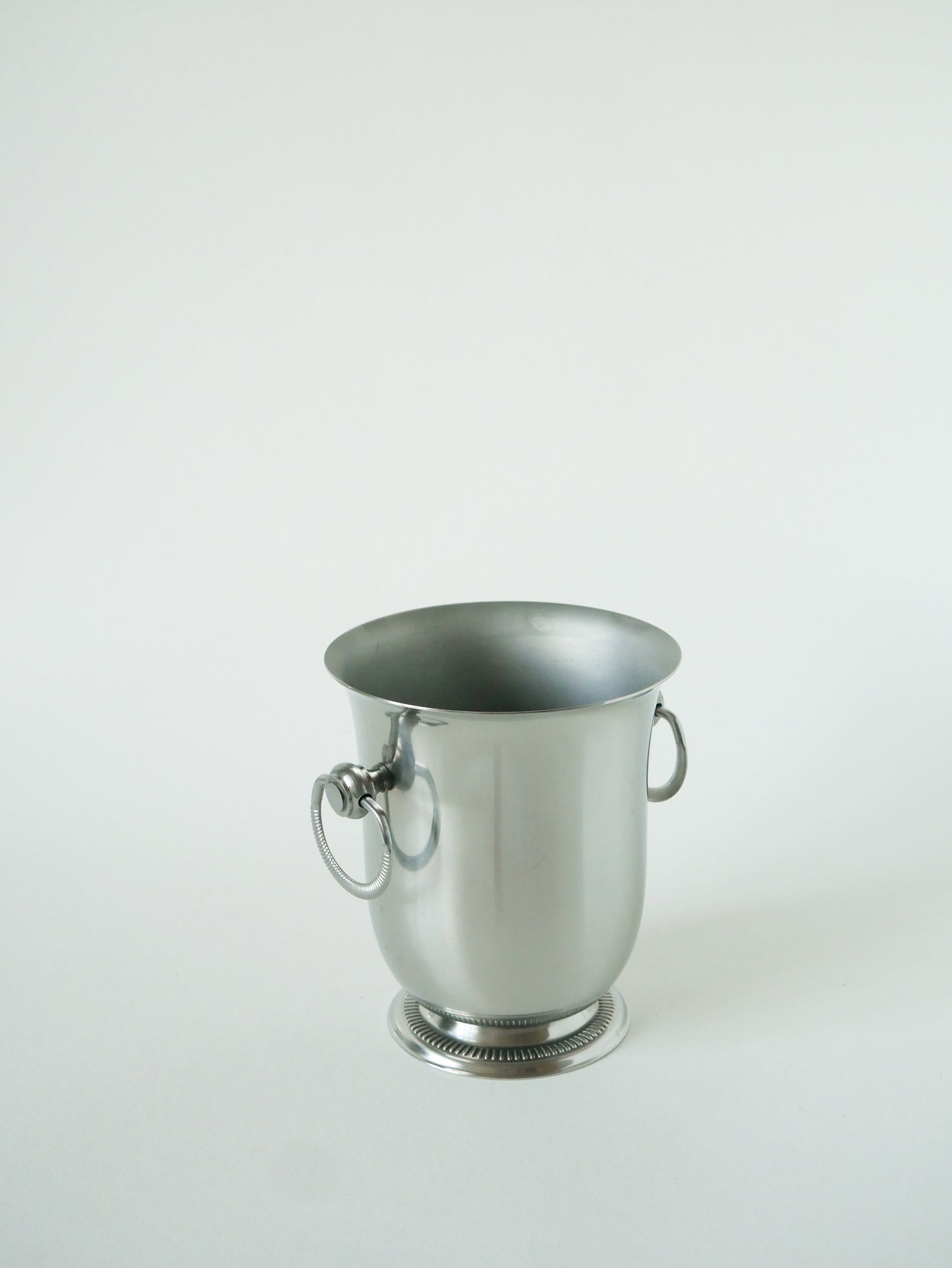 Seau à glace en inox, Jean Couzon, Design, 1970 - 15 X 13 cm