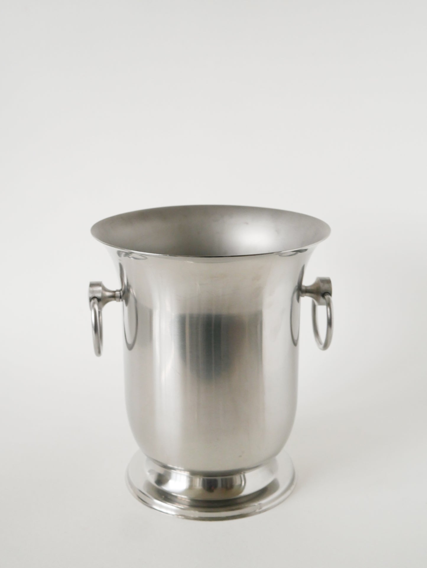 Grand seau à champagne en inox, Jean Couzon, Design, 1970