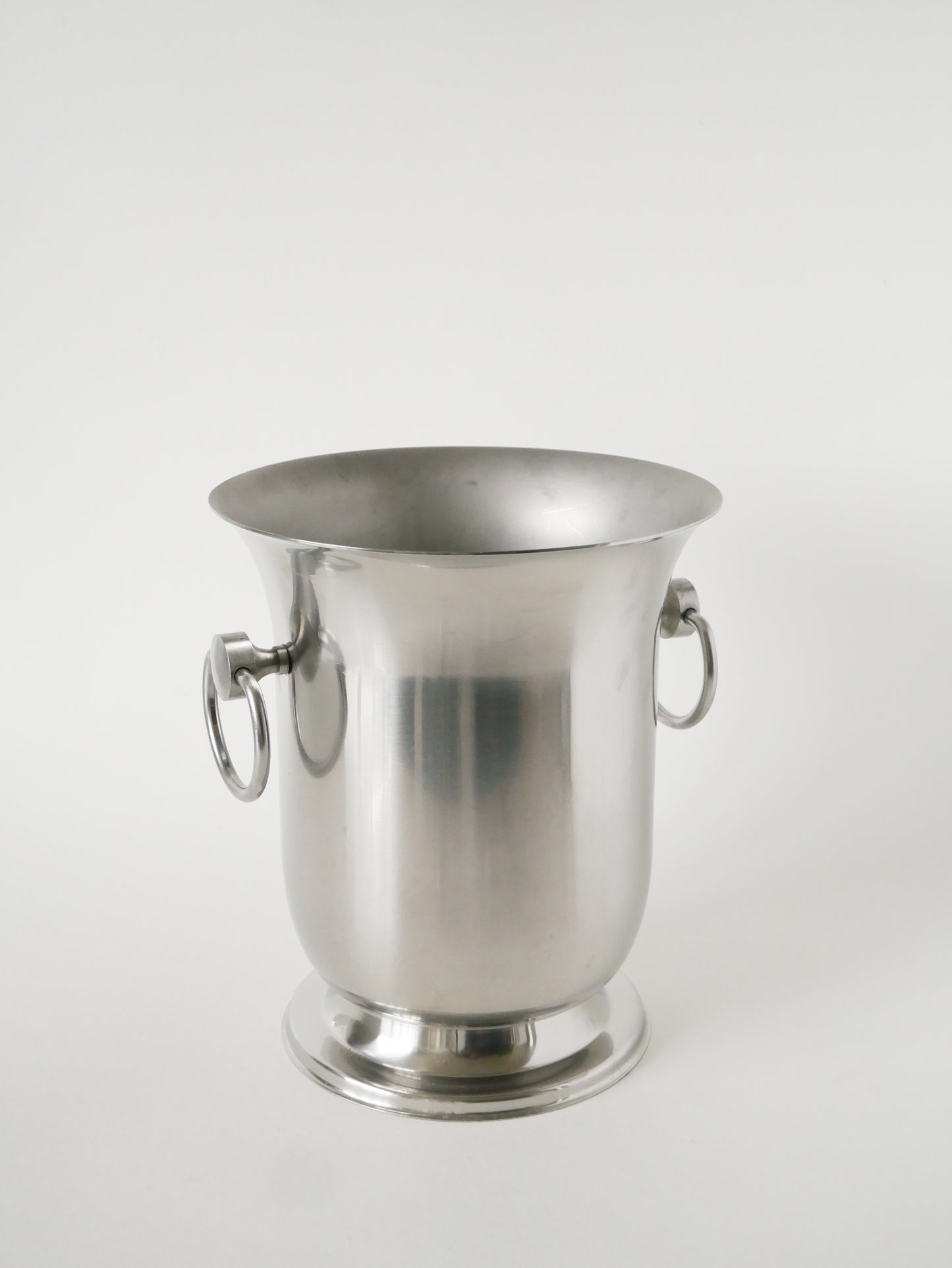 Grand seau à champagne en inox, Jean Couzon, Design, 1970