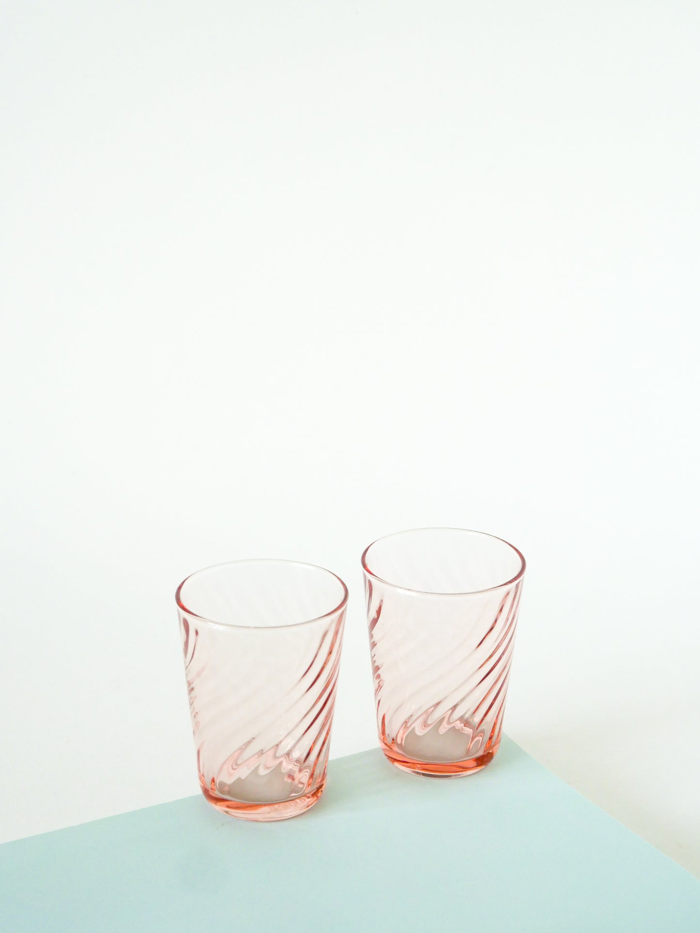 Lot de 4 verres à eau Rosaline, 1970