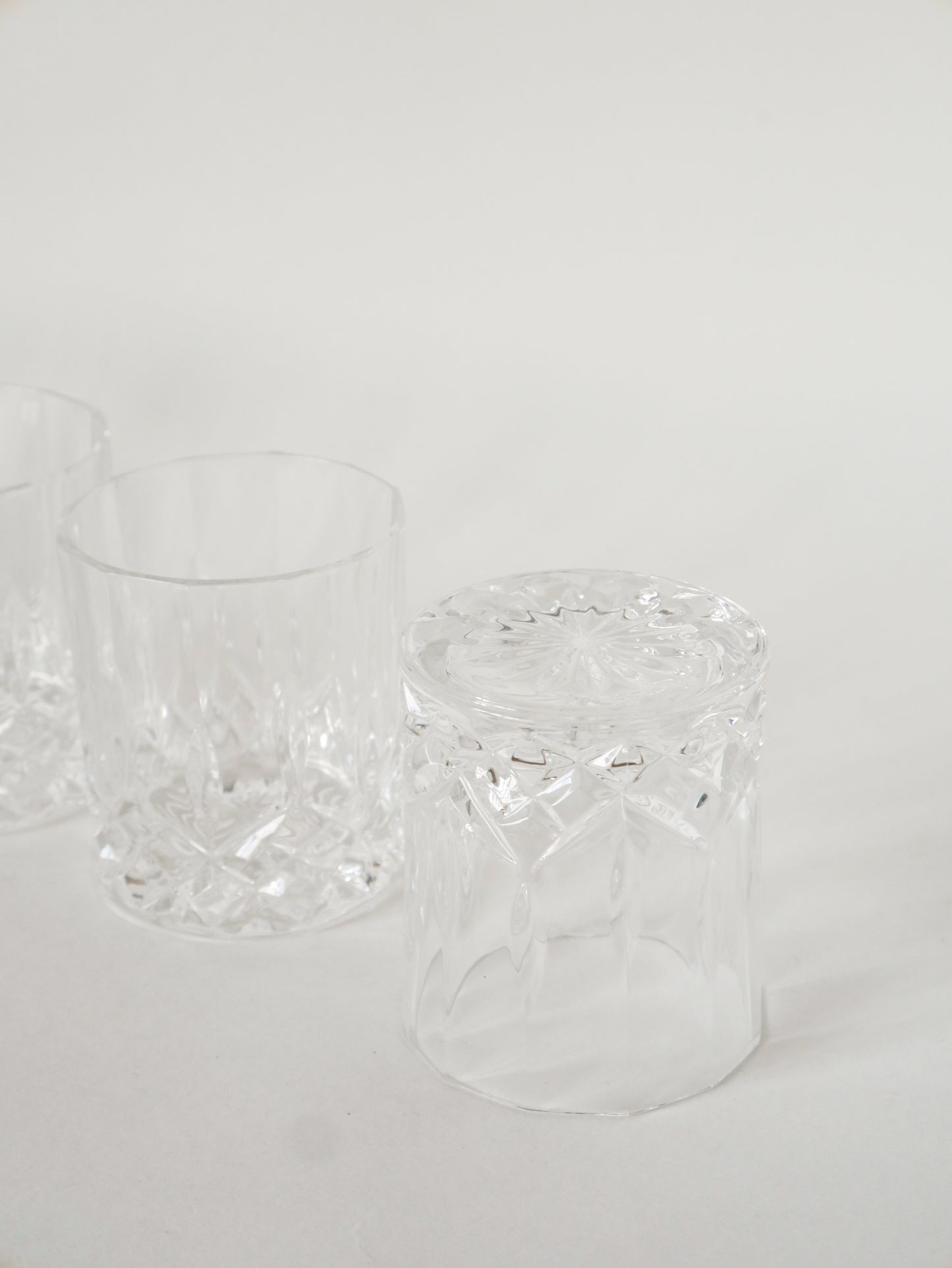 Lot de 6 verres à whisky en cristal, 1960
