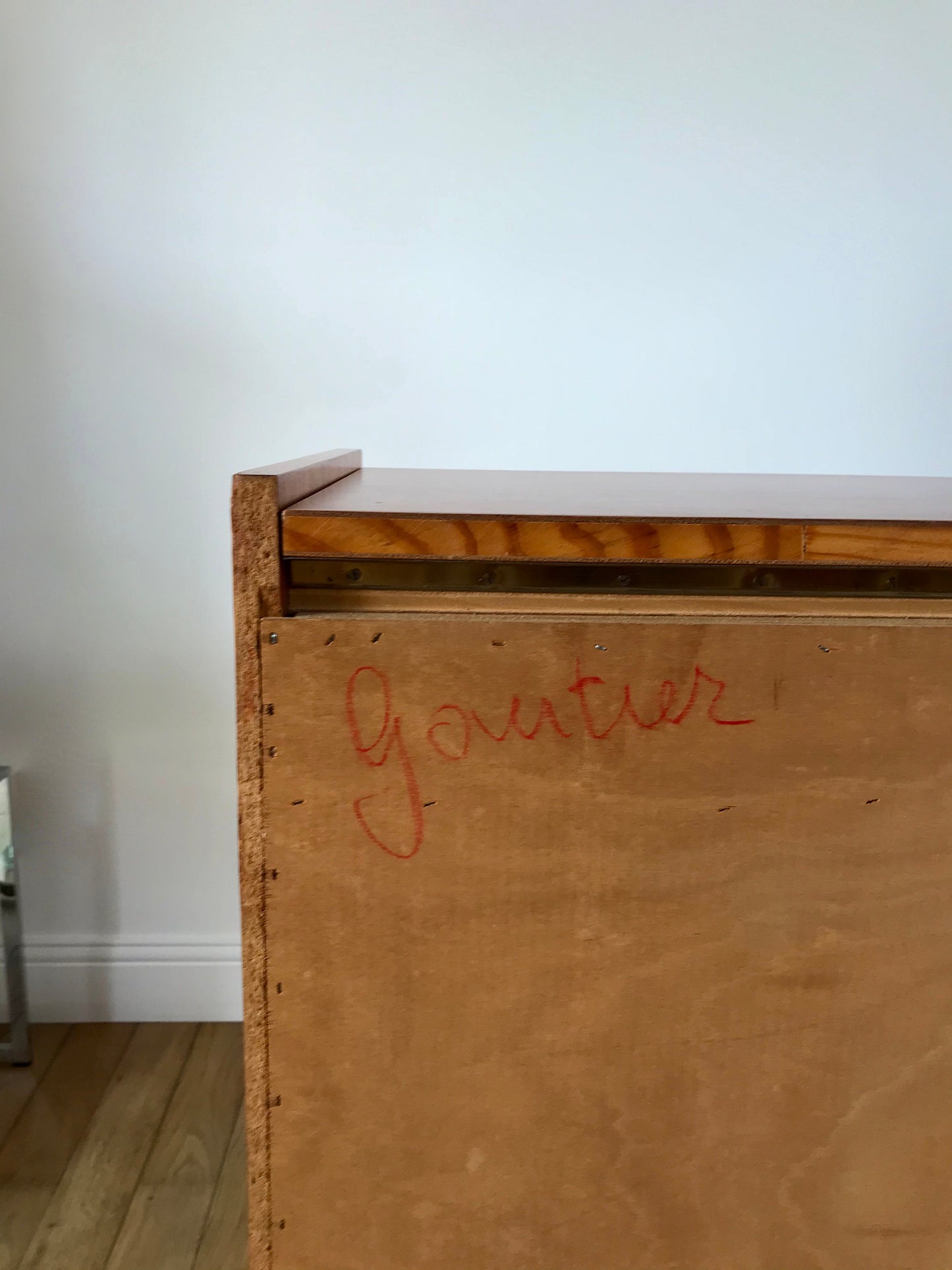 Commode coiffeuse scandinave en teck design danois années 60