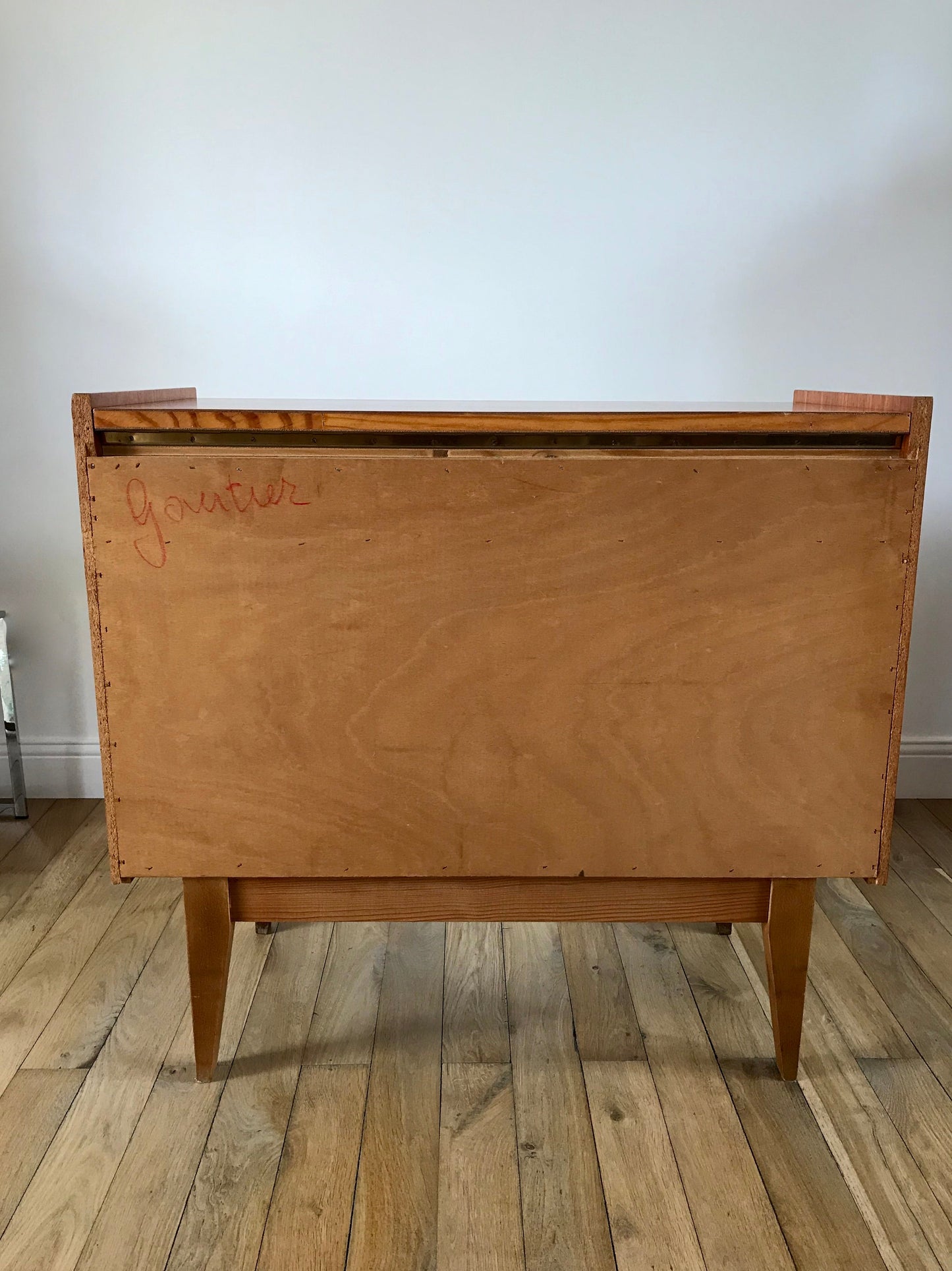 Commode coiffeuse scandinave en teck design danois années 60